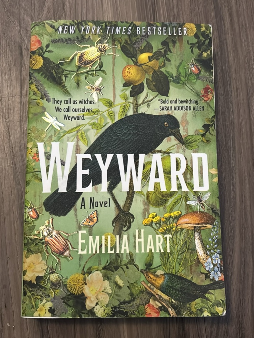 Weyward by Emilia Hart - Green Botanical Cover